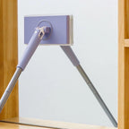 A clean home floor after using the efficient automatic cloth changing mini mop.