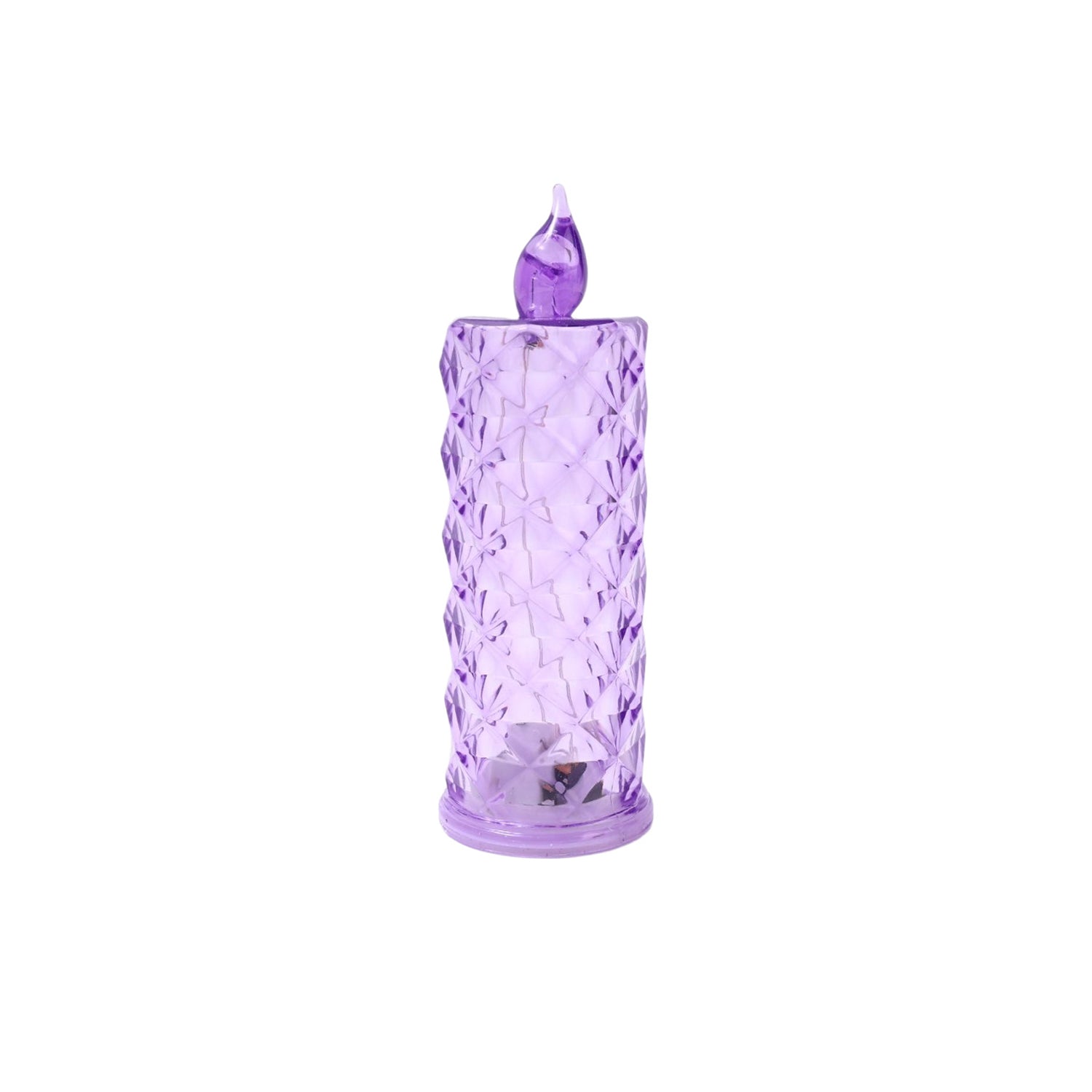 Multicolor crystal candlelight with soft LED glow ideal for Diwali decor