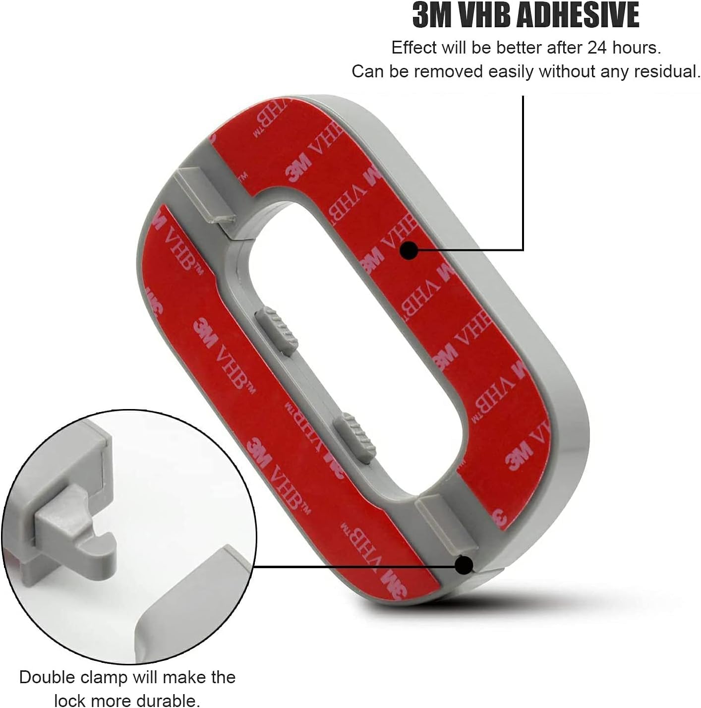 Secure fridge door lock latch designed to keep children safe