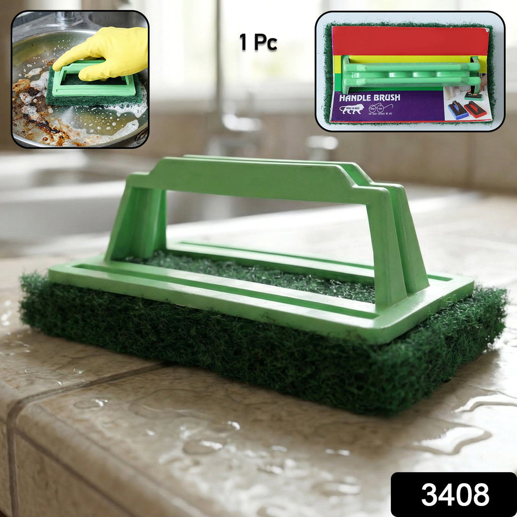 Tile Cleaning Scrubber Brush effectively cleaning a bathroom tile corner.