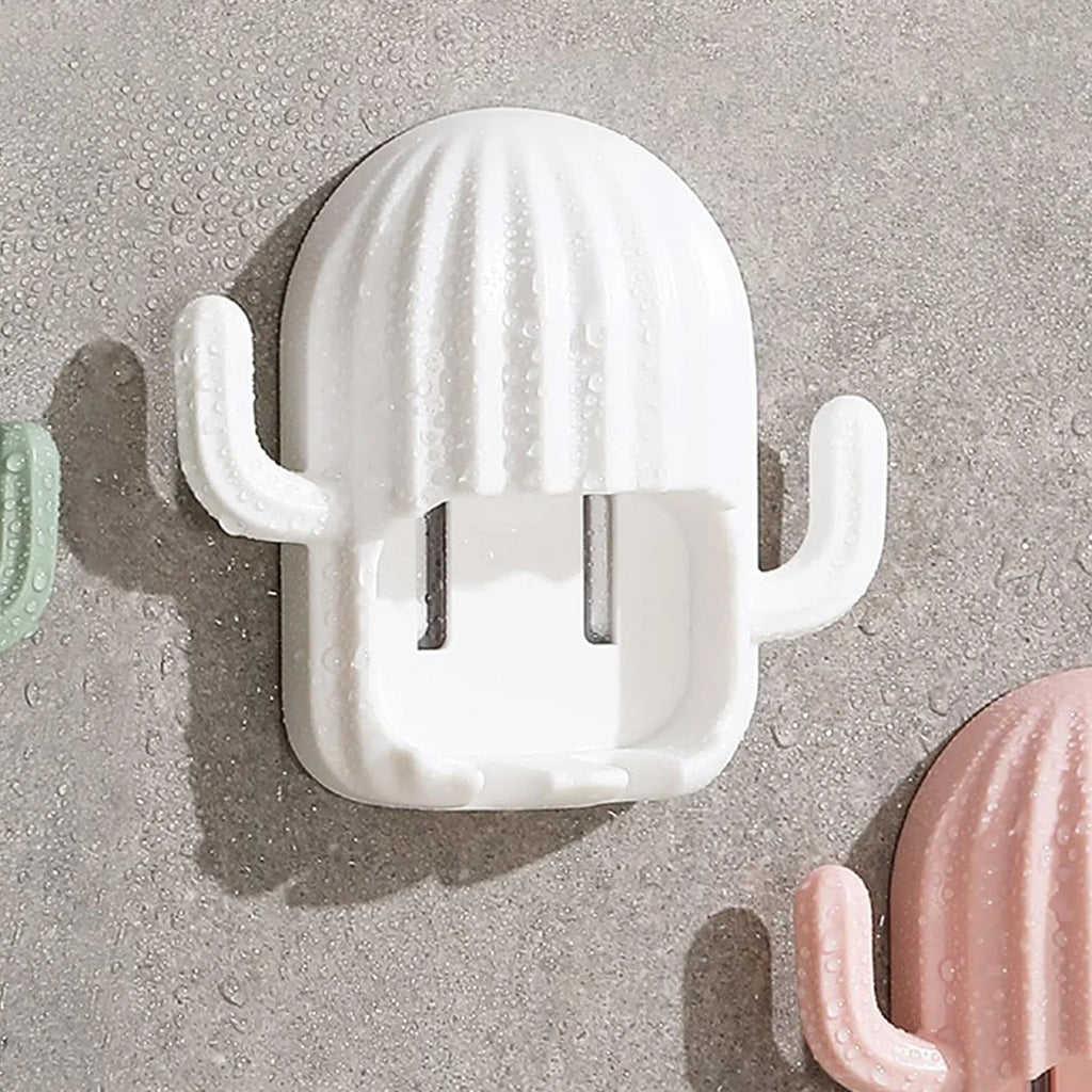 Toothbrush holder showing stable support for bamboo brushes