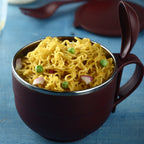 Portable soup bowl set with spoon and fork for travel.