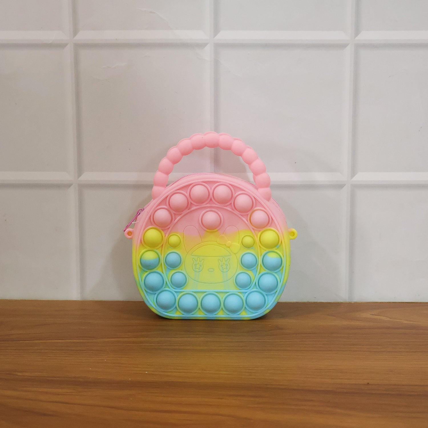 Cute and colorful fidget pop it purse for kids’ coin and essentials storage