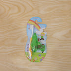 Kids bathroom essential: cartoon airplane toothbrush set