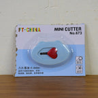 Compact mini utility cutter knife for office, school, and home use