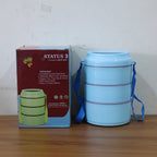 Insulated lunch box set ideal for office and school meal storage