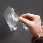 Versatile wall hook rail organizing clothes, keys, and accessories in a neat display.