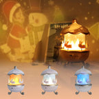 Rotating bunny carousel LED night light suitable for baby room décor