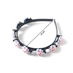 Girls bunny design headband with playful charm