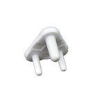 A child's hand reaching towards a covered electrical socket, demonstrating the protection of baby socket covers.