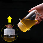 Small silicone lids sealing a jar and a mug.