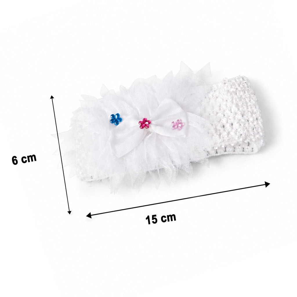 Fashionable baby hair accessory with floral design