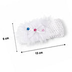 Fashionable baby hair accessory with floral design