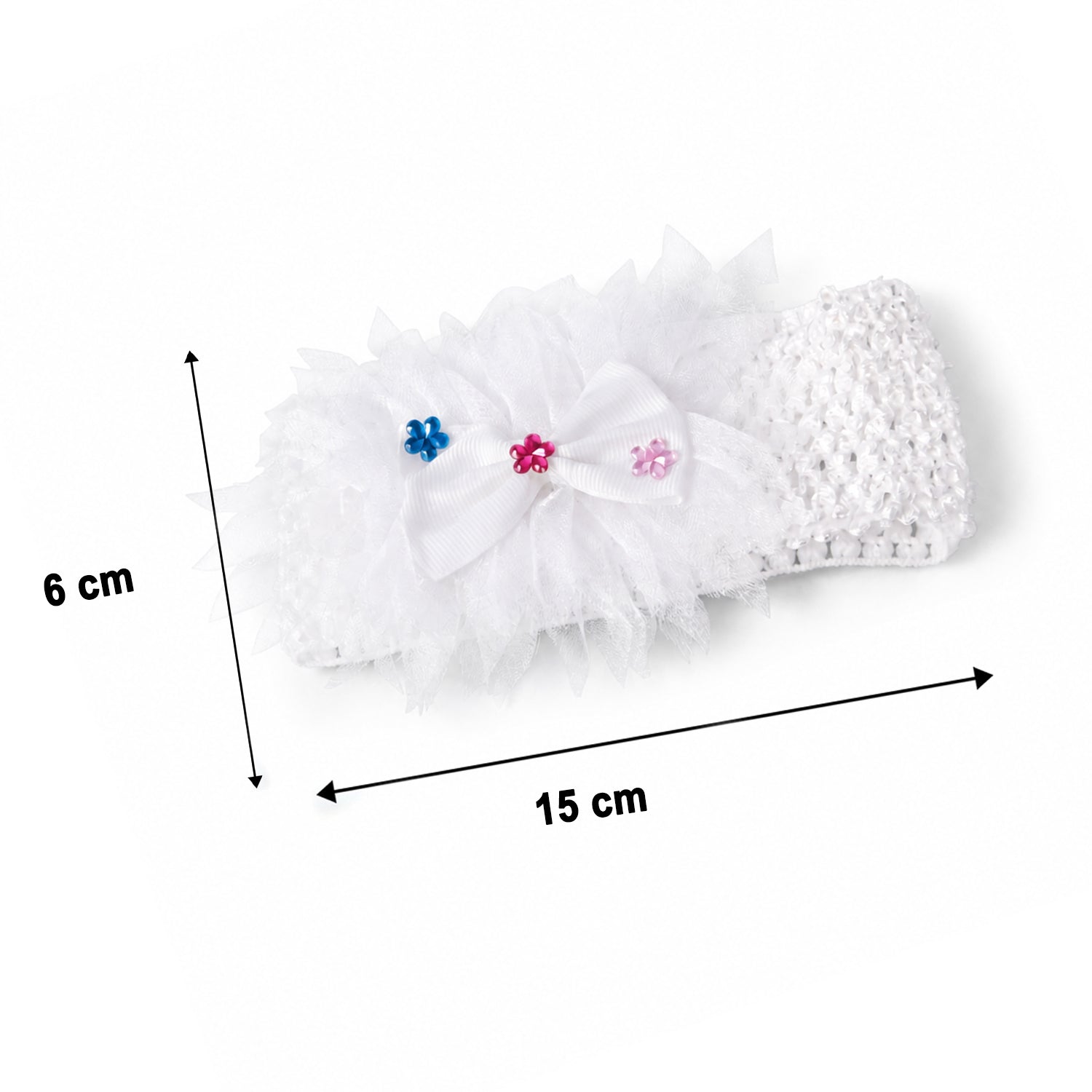 Fashionable baby hair accessory with floral design