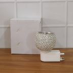 Packaged star cut glass aroma diffuser night lamp ready for gifting