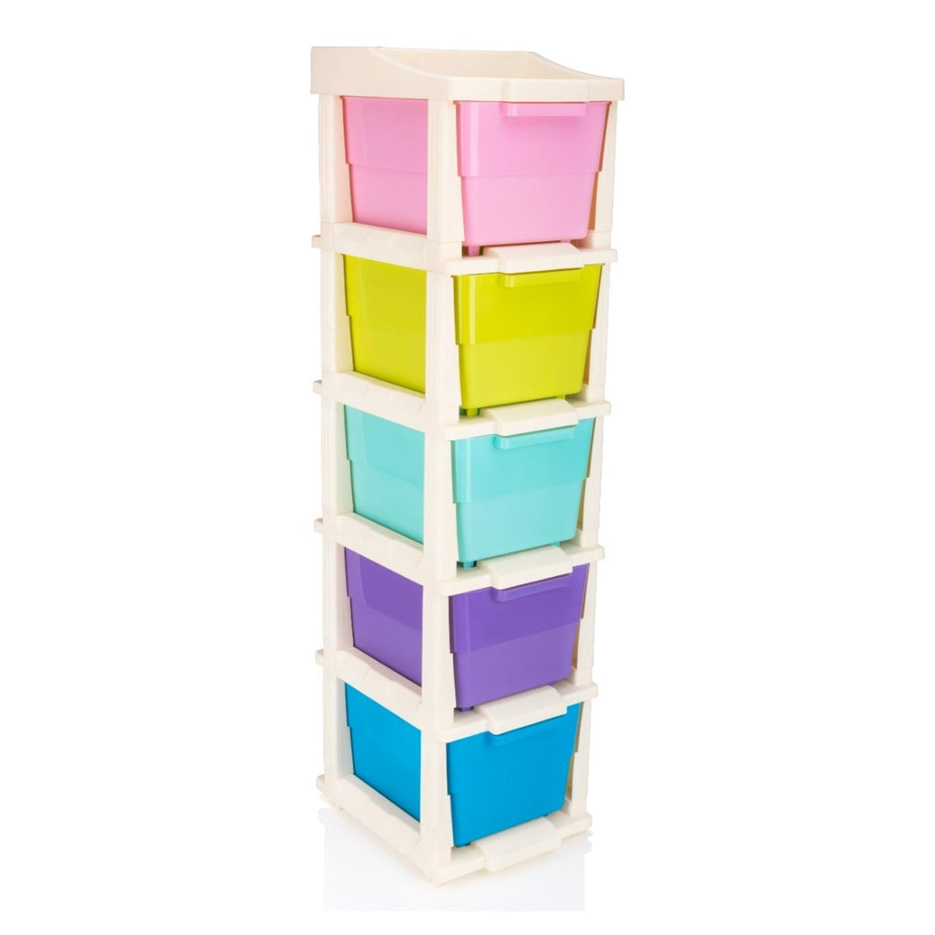 Close-up of the durable, non-toxic plastic material used in Organivo's storage drawers.