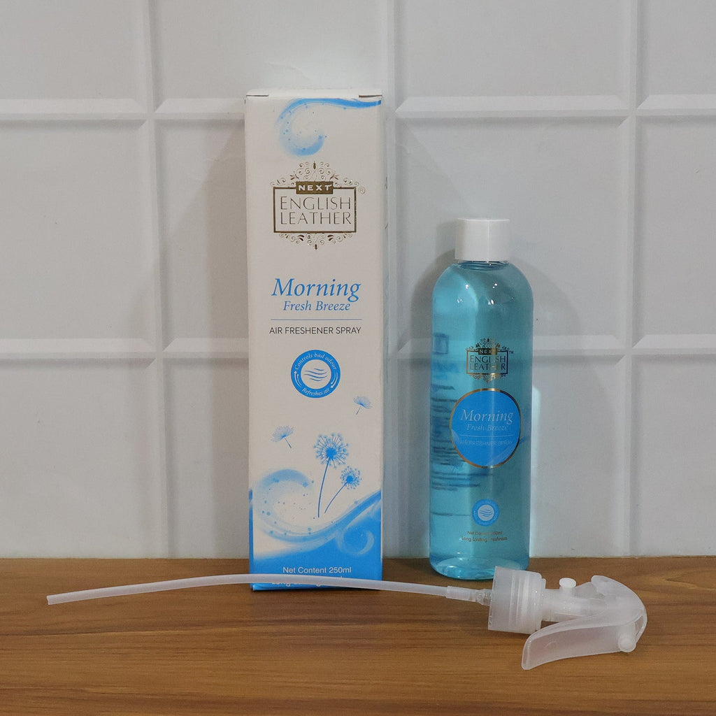 Morning breeze scented air freshener spray bottle