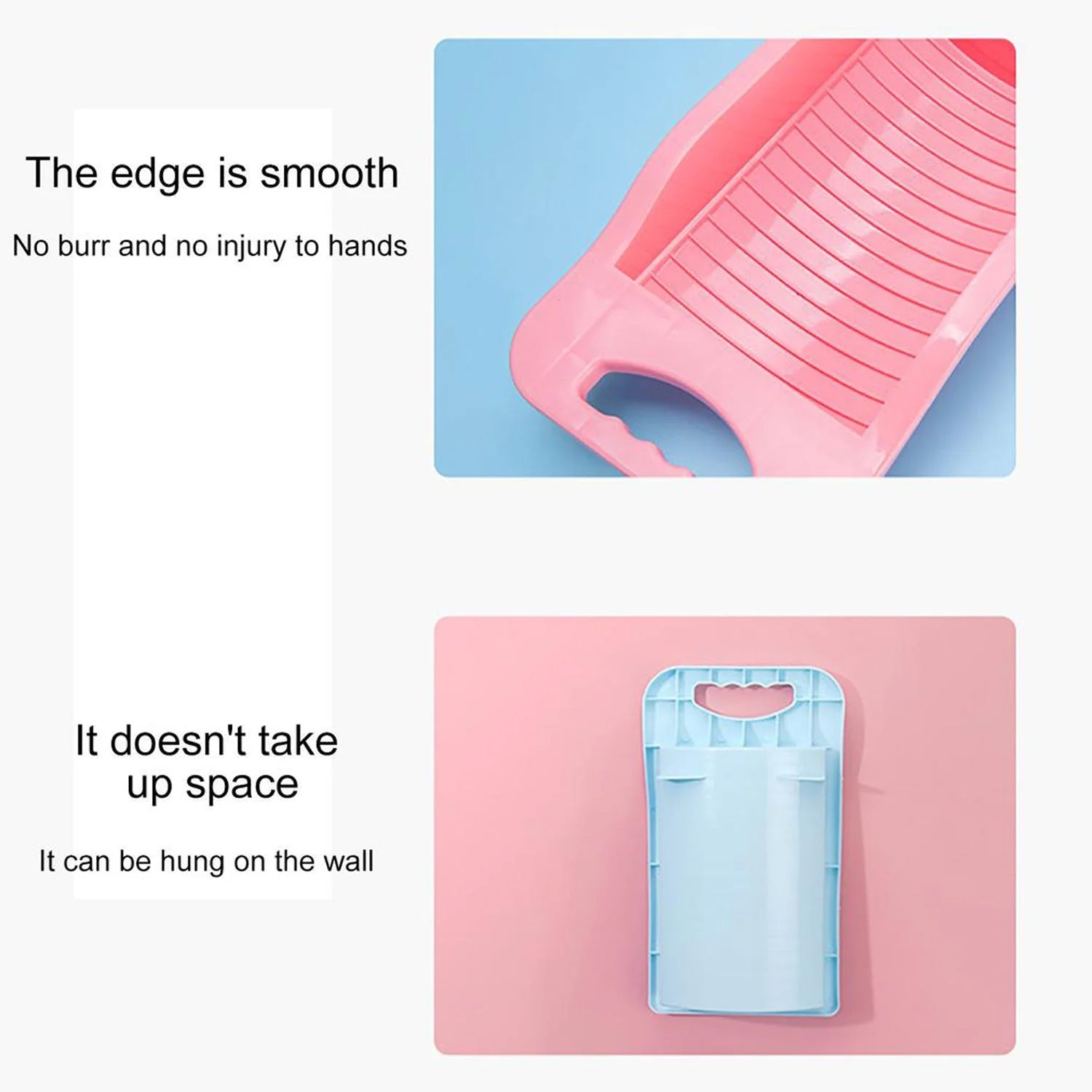 Efficient and gentle socks washing board, protecting fabric integrity.