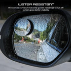 Stick-on blind spot mirror set for cars