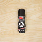 Easy-to-use black shoe polish to give shoes a glossy finish