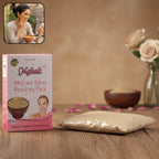 Jar of Multani Mitti and Rose face pack powder for skincare