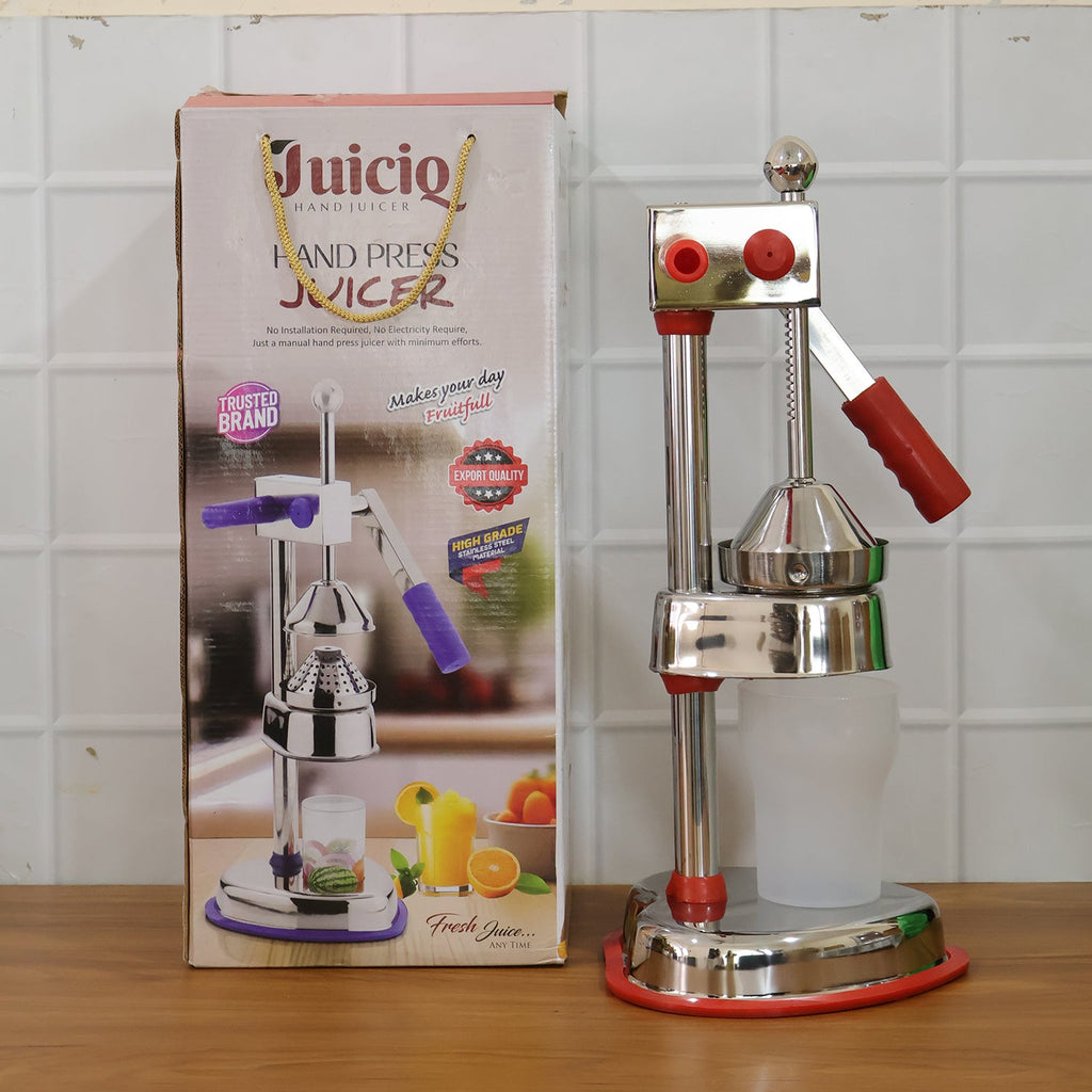 Heavy duty stainless steel juicer machine with sleek finish