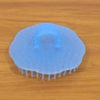 Portable scalp cleaning shampoo tool made of silicone