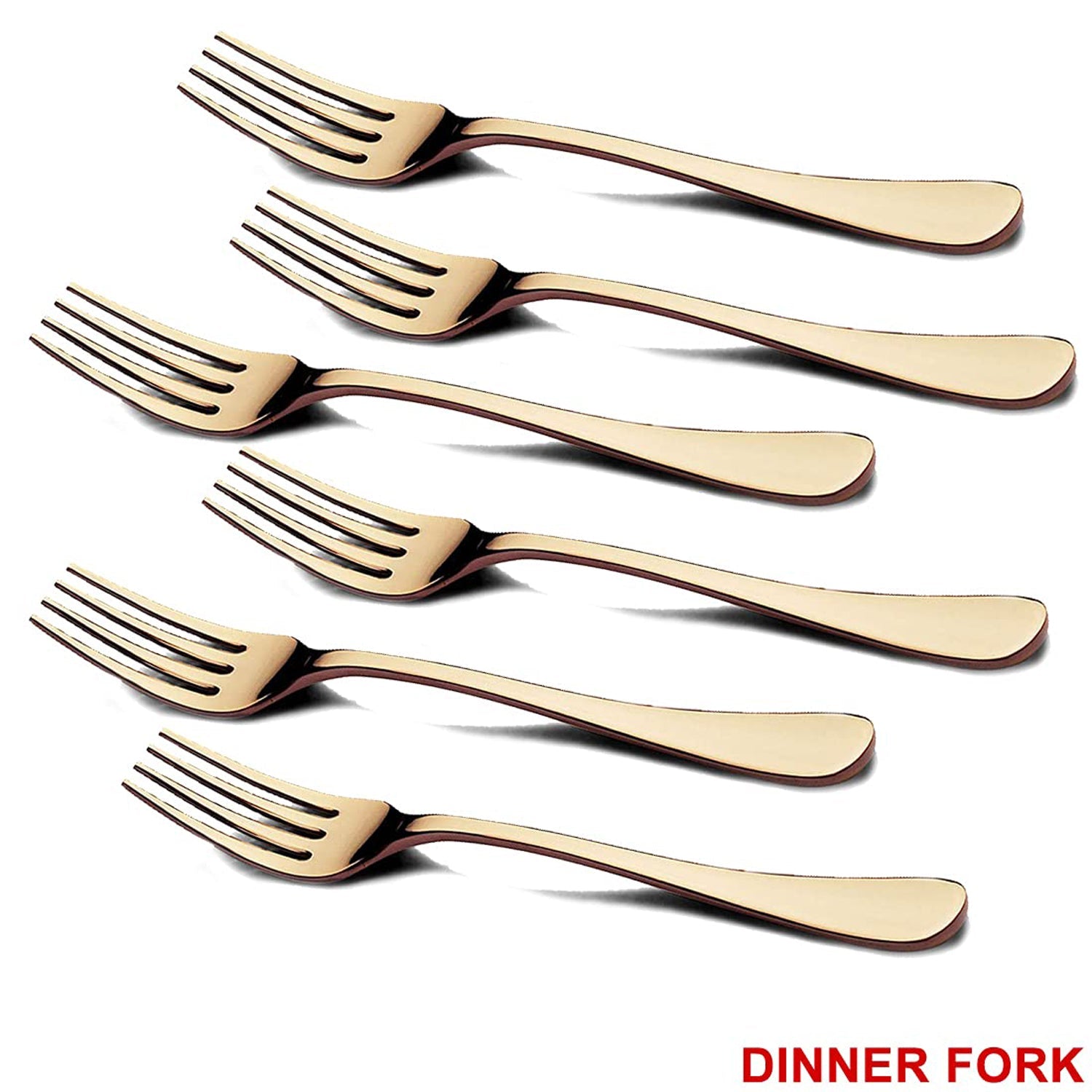 Kitchen tableware featuring the elegant gold flatware set for dining.