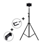 Durable metal easel with non-slip feet, designed for stability on any surface.