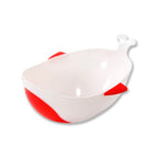 Ergonomic fish-shaped rice drainer in vibrant color for kitchen use.