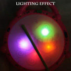 Top view of the musical Flash Drum Toy, highlighting its integrated light and sound functions.