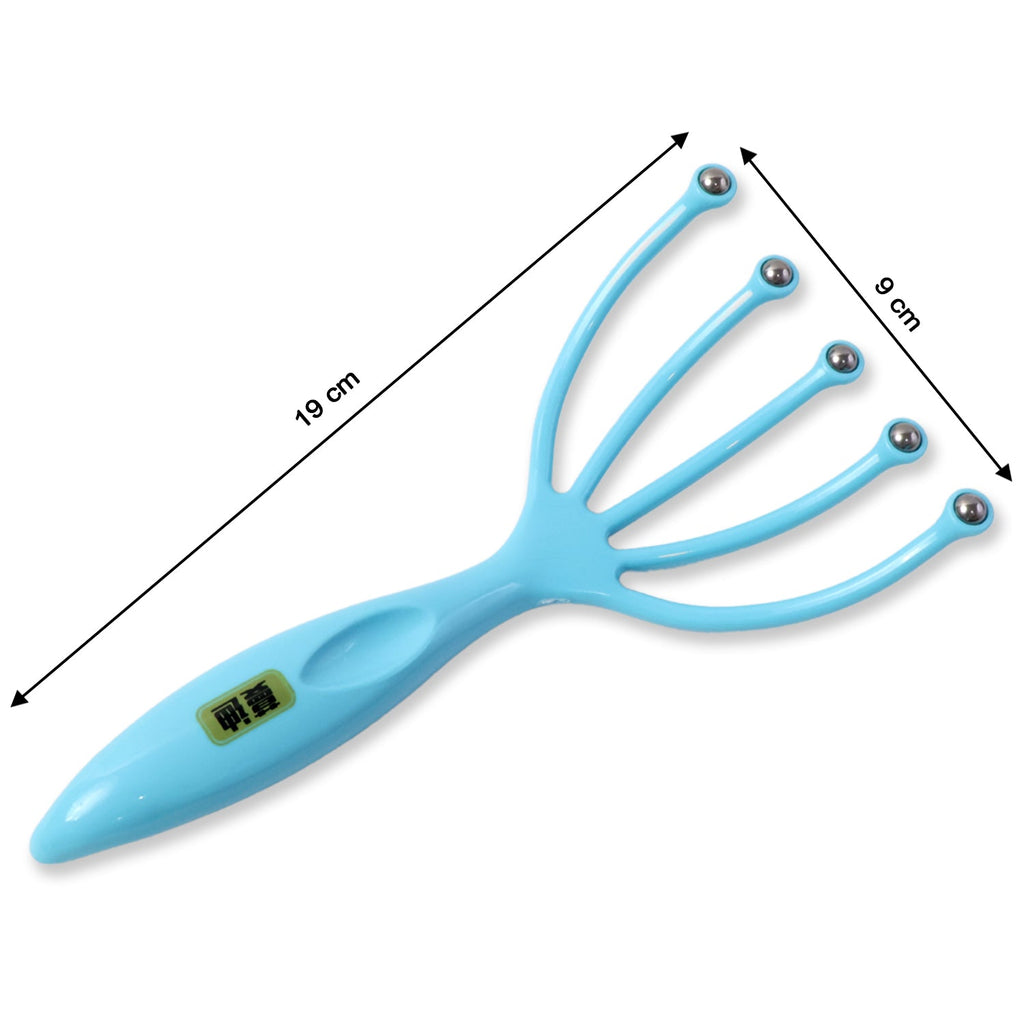 Portable lightweight scalp massager for relaxation anywhere