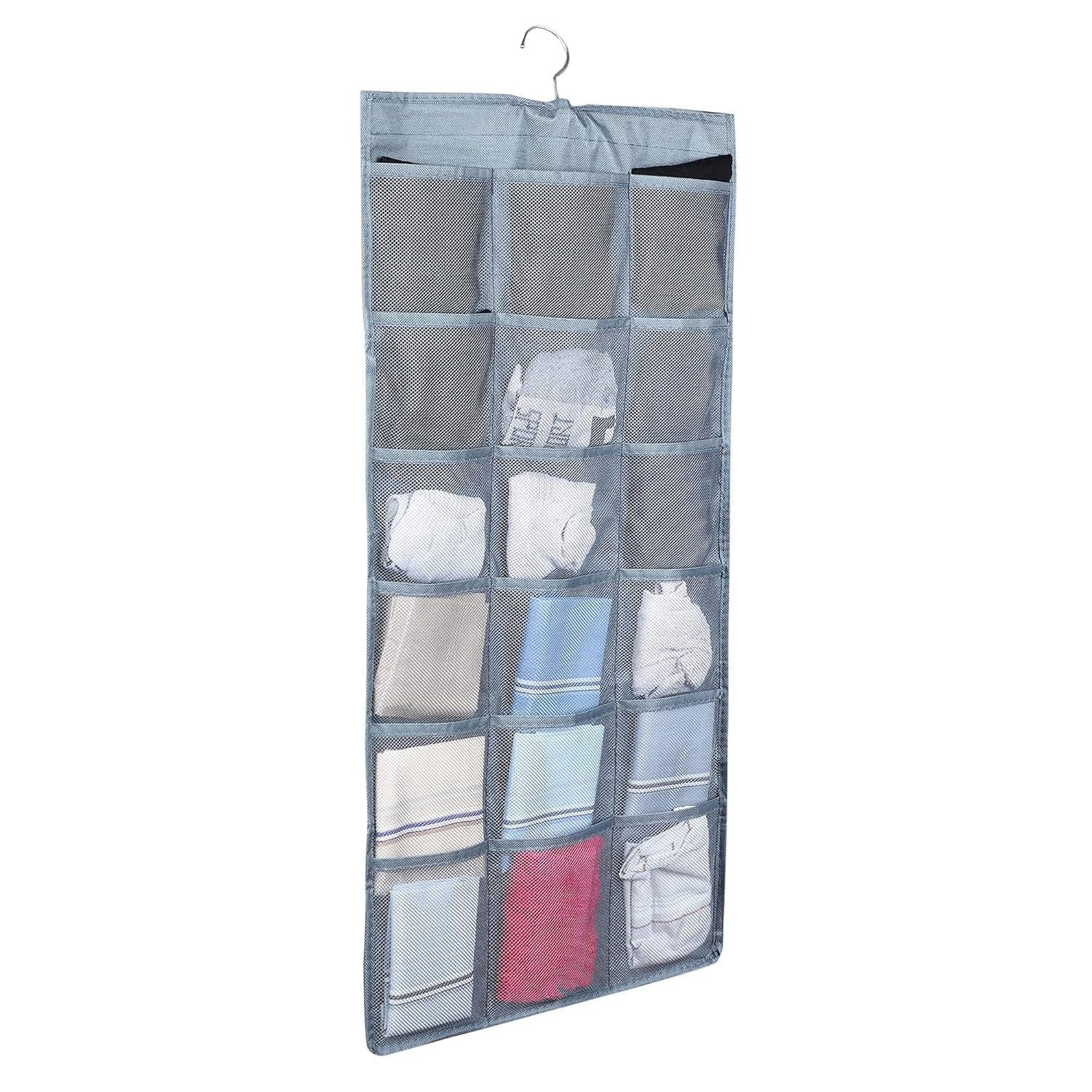 Dimensions display of 80 by 38 cm foldable under garment organizer