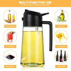 Leakproof oil dispenser for clean cooking