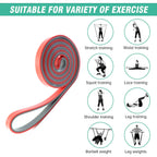 Stretched heavy-duty resistance band 2080x13 mm for workouts