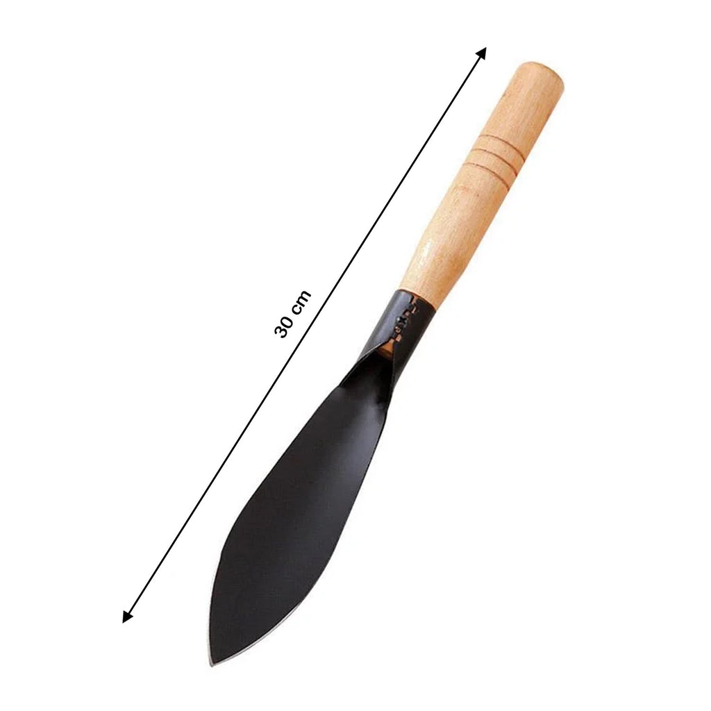 Corrosion-resistant metal blade of gardening digging trowel tool