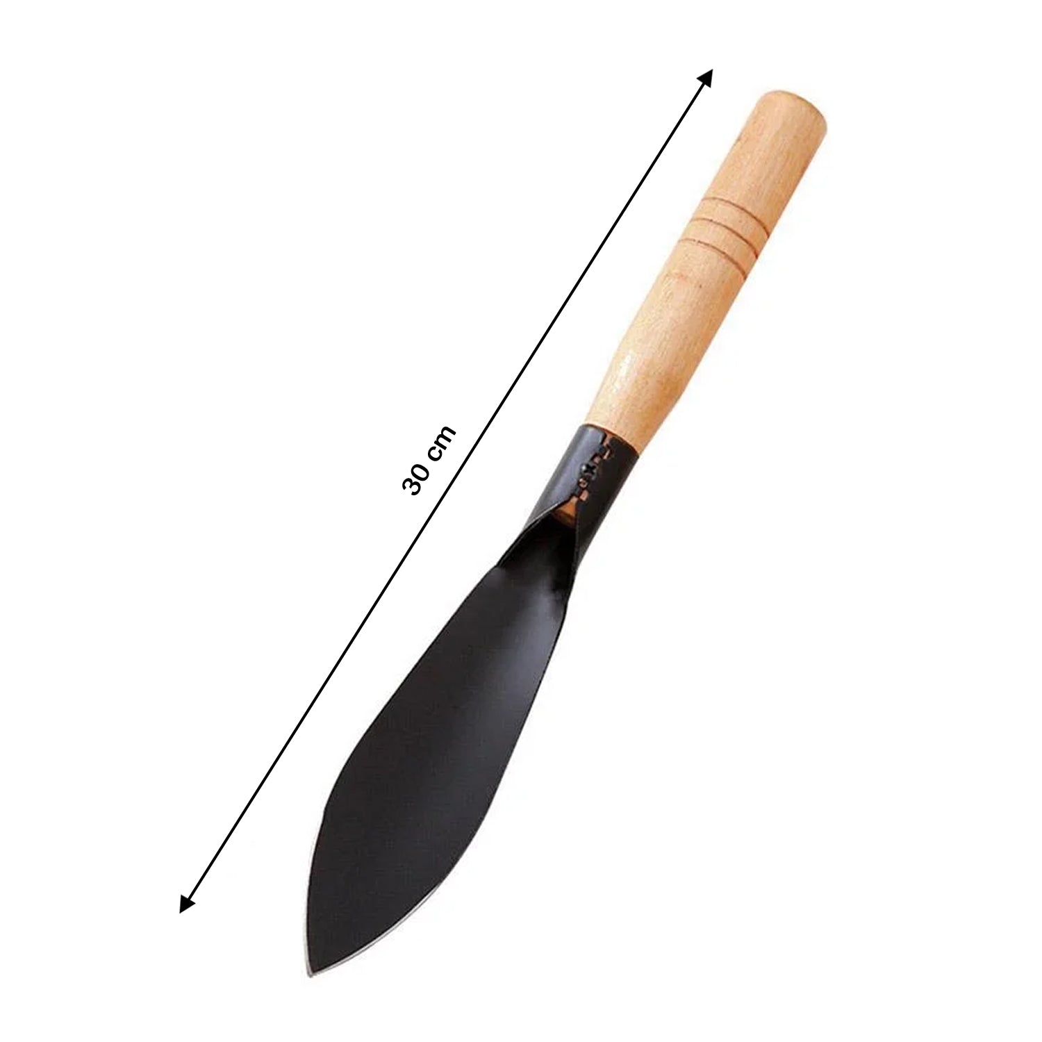 Corrosion-resistant metal blade of gardening digging trowel tool