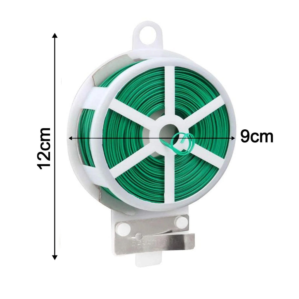 Multipurpose flexible twist tie roll for garden and packaging