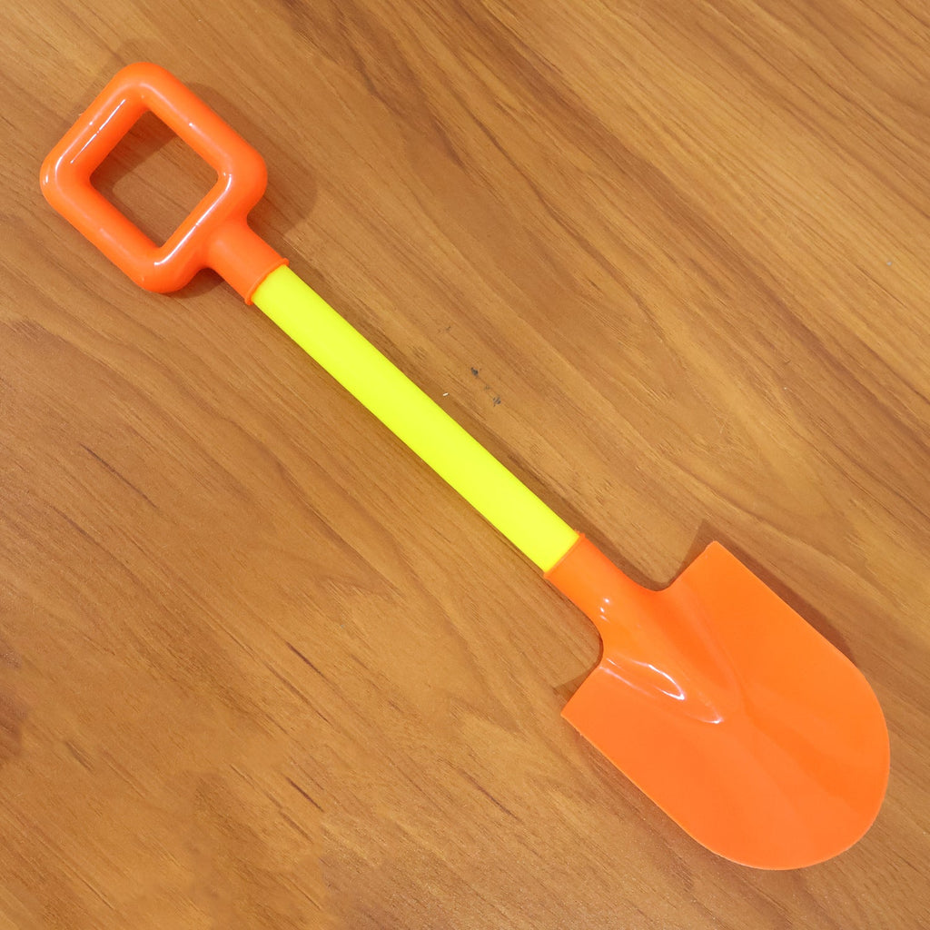 Colorful kids plastic beach shovel perfect for safe and easy sand digging