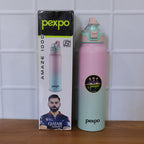 Outdoor use of stainless steel water bottle with vibrant color options