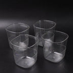 Transparent water jug designed for refrigerator storage and easy pouring