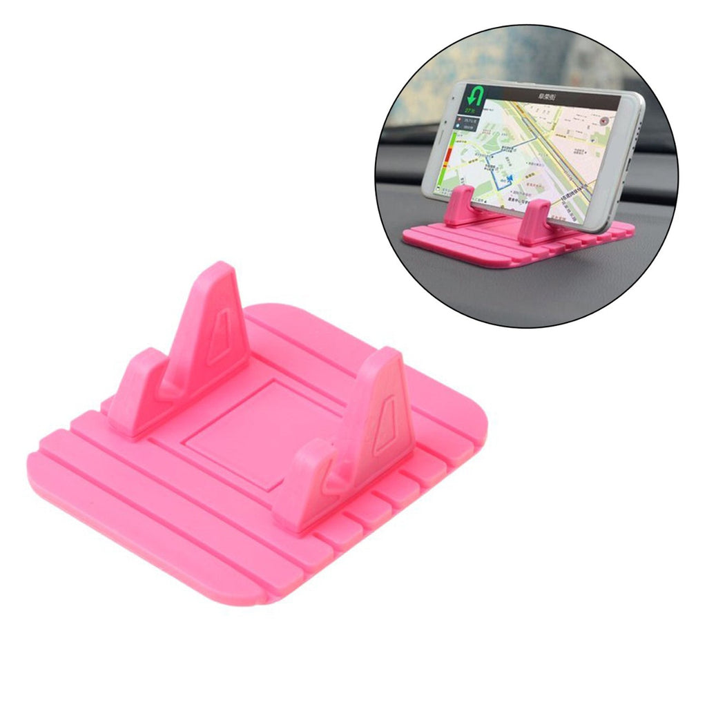 The Portable Mobile Stand folded flat, highlighting its ultra-portable and space-saving design.