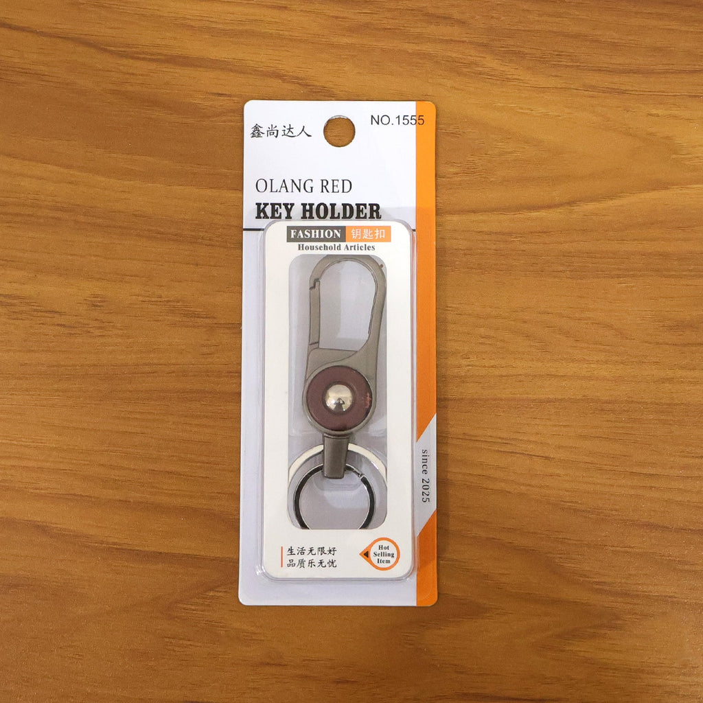 Secure double ring keychain for everyday carry