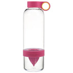 The Citrus Juicer Bottle filled with water and vibrant fruit slices, perfect for healthy hydration.