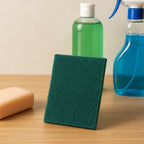 Durable tough dish-scouring pad suitable for kitchen cookware