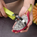 Disassembled view of the 4-in-1 fruit baller set, showing its individual components.