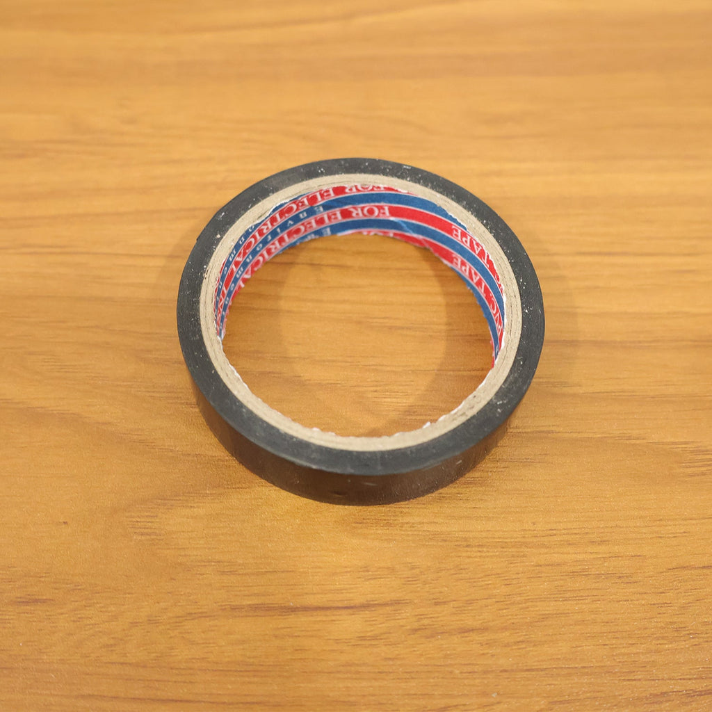 Heavy duty black electrical insulation tape for safe electrical maintenance