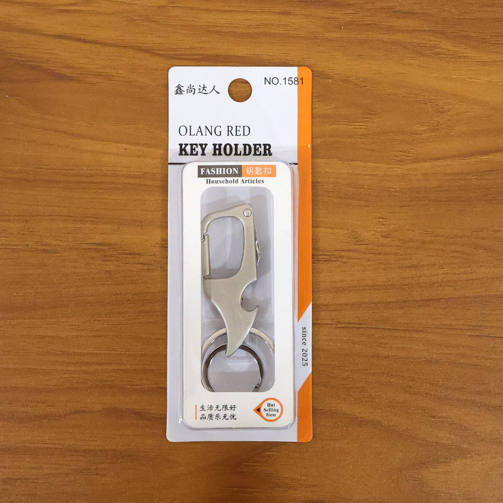 Lightweight and rugged dual ring keychain