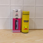 Stylish frosted glass water bottle for children