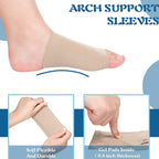 Retail packaging for the Velvet Wheels Arch Support Sleeve, indicating a 1-pair value pack.